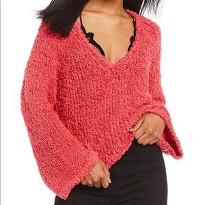 Free people coral bell sleeved sweater